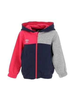 Sweat Zippé Marine/Rouge/Gris Garçon Umbro Gam 1