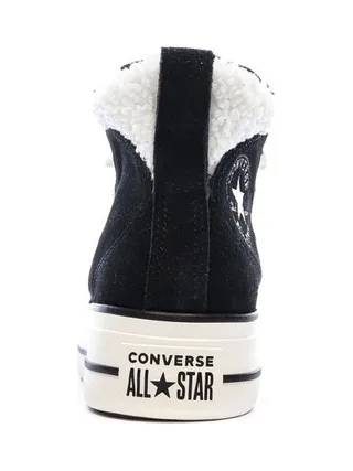 Baskets Noires Femme Converse Chuck Taylor All Star Puff 3