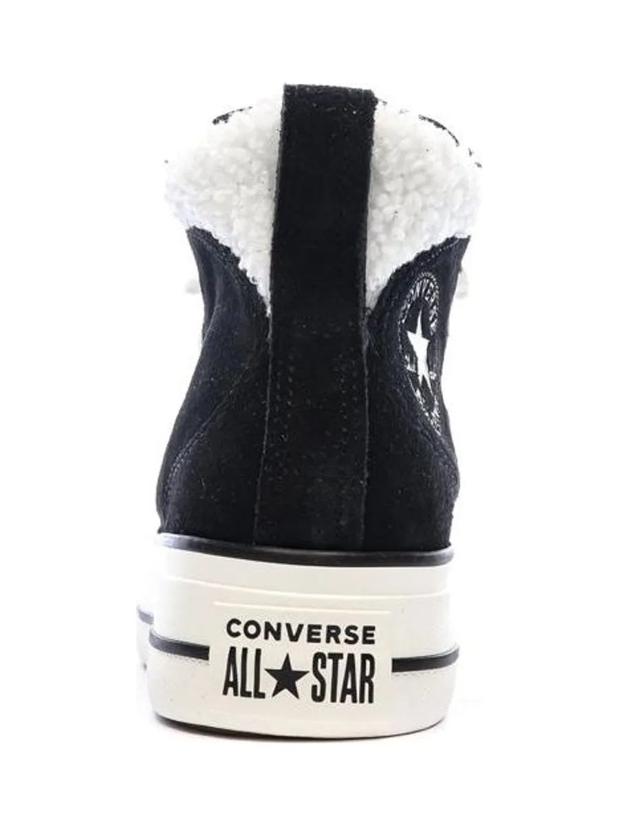 Baskets Noires Femme Converse Chuck Taylor All Star Puff 4