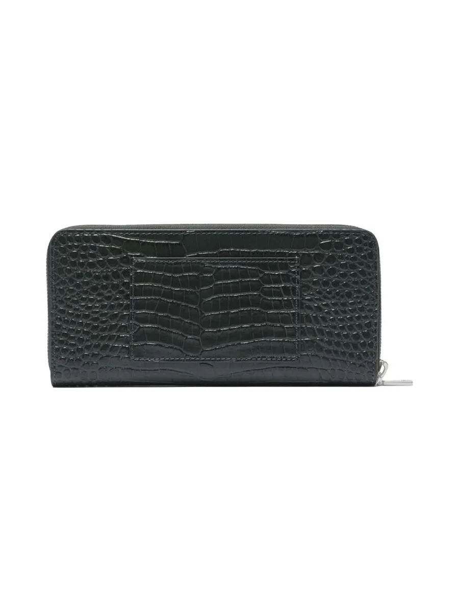 Portefeuille Noir Femme Lacoste Chantaco 4