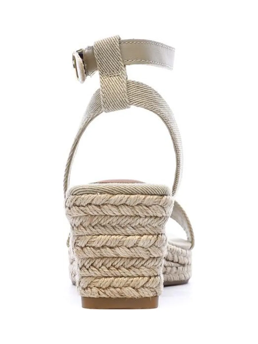 Sandales Beiges Femme Tommy Hilfiger Espad 4