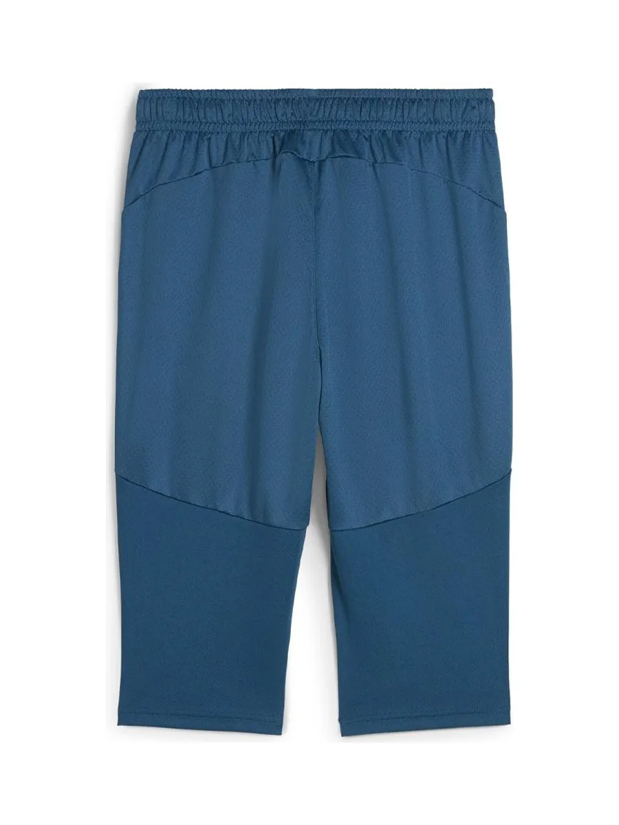 OM Short de Sport Bleu Homme Puma Om Training 3/4 3