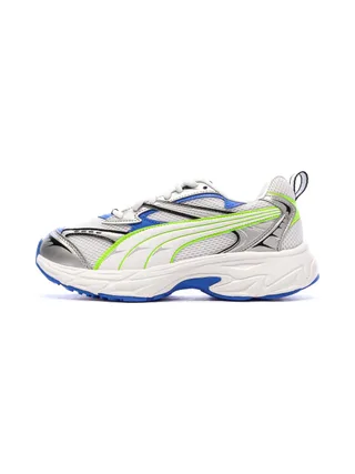 Baskets Blanches/Bleu Garçon Puma Morphic 1