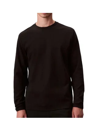 T-shirt Manches longues Noir Homme Calvin Klein Jeans Luxe 1