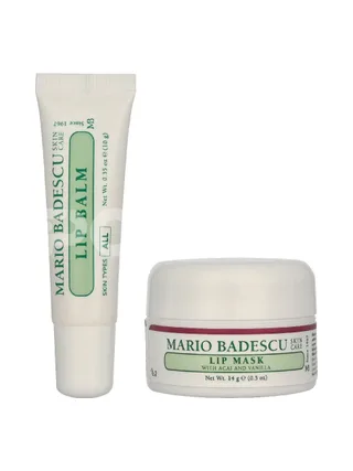 Mario Badescu Day To Night Lip Duo Set 24g - Lip Mask Acai Vanilla 14g/Lip Balm 10g 2