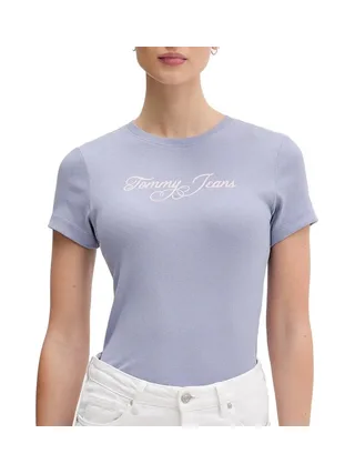 T-Shirt Mauve Femme Tommy Hilfiger DW0DW21838 1