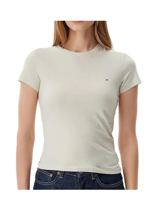 T-shirt Beige Femme Tommy Hilfiger Tjw 1