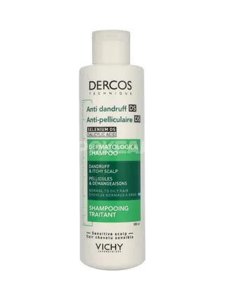 Vichy Dercos Anti-Dandruff Shampoo 200ml - Normal/Oily Hair 2