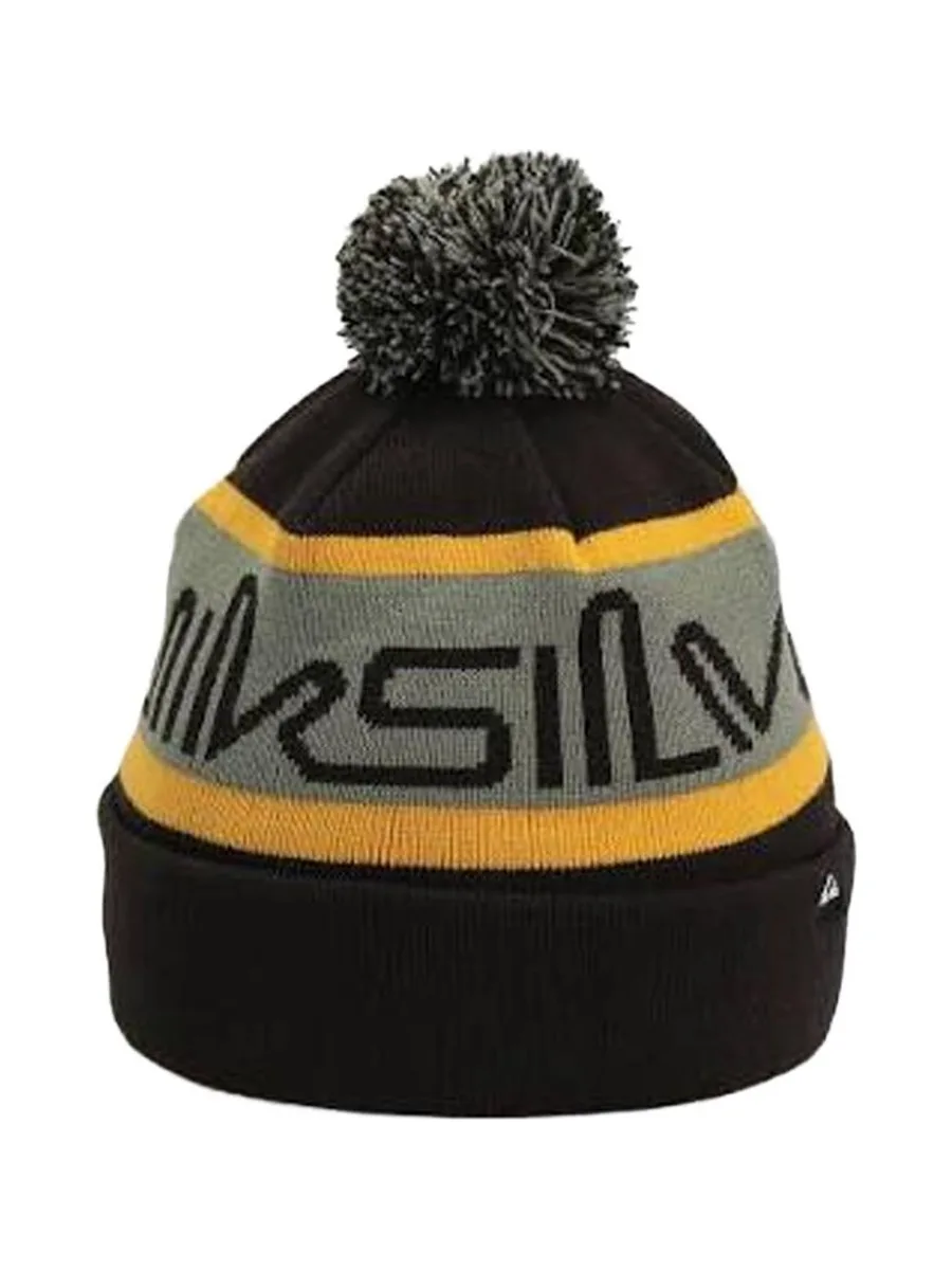 Bonnet Noir/Jaune Homme Quiksilver Summit 2