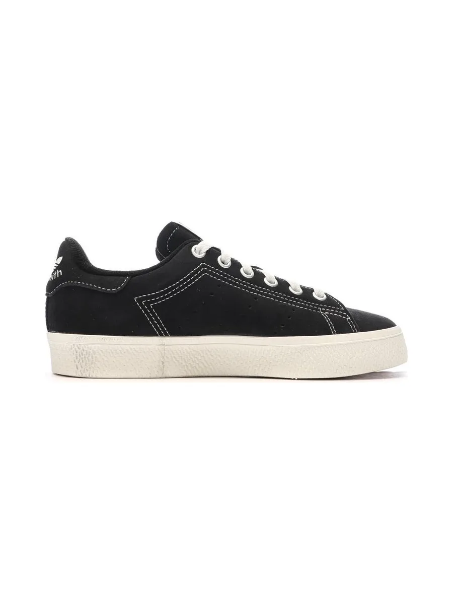 Baskets Noires Garçon/Fille Adidas Stan Smith 3