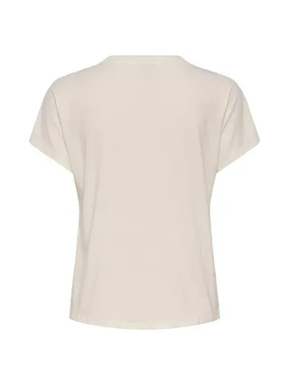 T-Shirt Beige Femme JDY Ilse Pocket 2