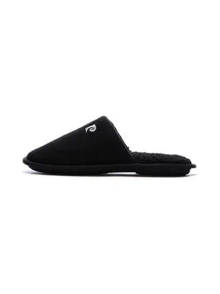 Chaussons Noir Homme Pierre Cardin Bouclettes 1