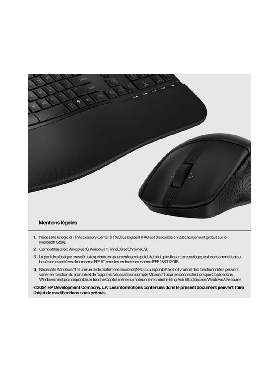 HP 685 Comfort Dual-Mode and Mouse Combo keyboard 5