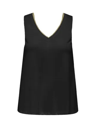 Débardeur Noir Femme JDY Lurex 1
