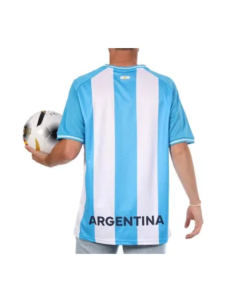 Argentine Maillot Supporter Bleu/Blanc Mixte Sport Zone 2