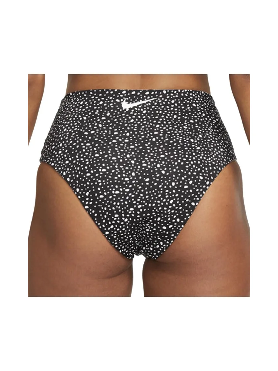 Bas de maillot de bain Femme Noir/Blanc Nike Reversible High Waist Cheeky Bottom 3