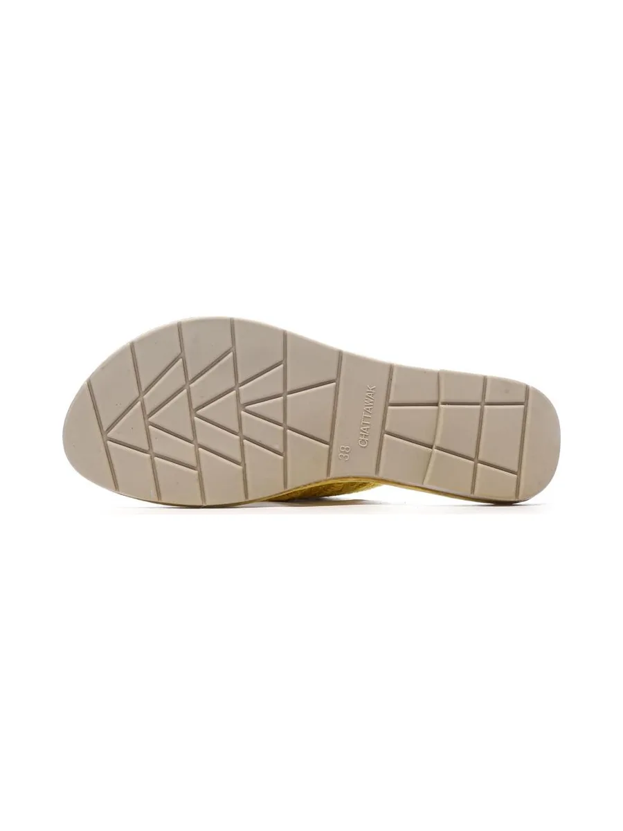 Sandales Jaune Femme Chattawak Dacota 6
