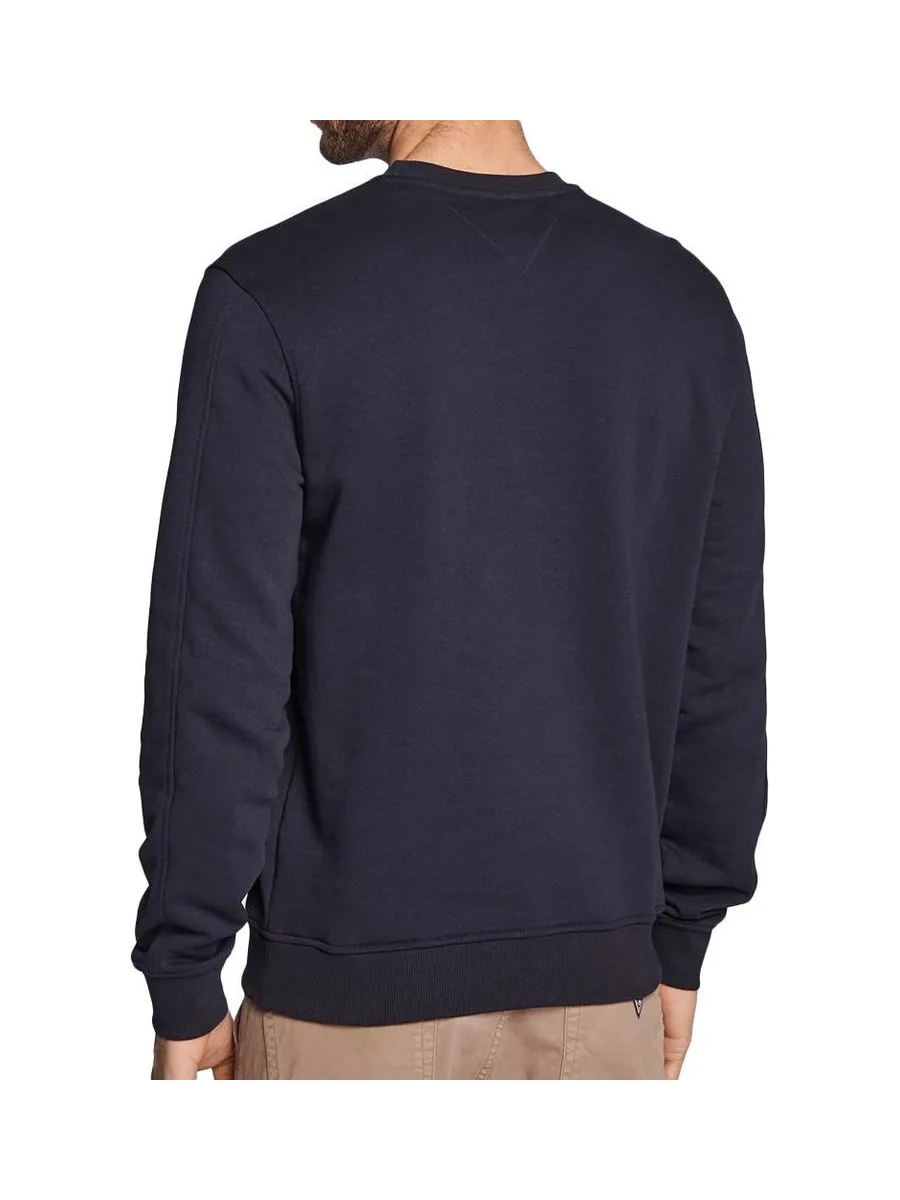 Sweat Marine Homme Guess Beau Cn Fleece 3