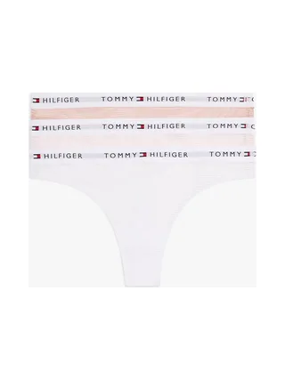 TOMMY HILFIGER UW0UW05532 - Lot de 3 strings 3