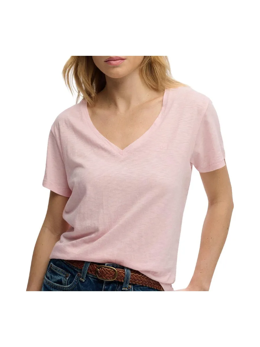 T-Shirt Rose Pale Femme Superdry Studioss 2