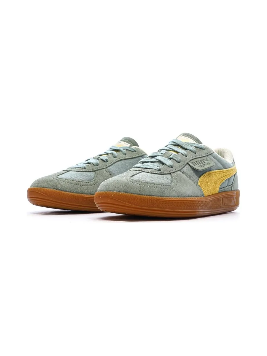 Baskets Vertes/Jaunes Homme Puma Palermo 7
