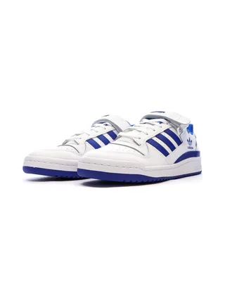 Basket Blanc/Bleu Homme Adidas Forum Low 6