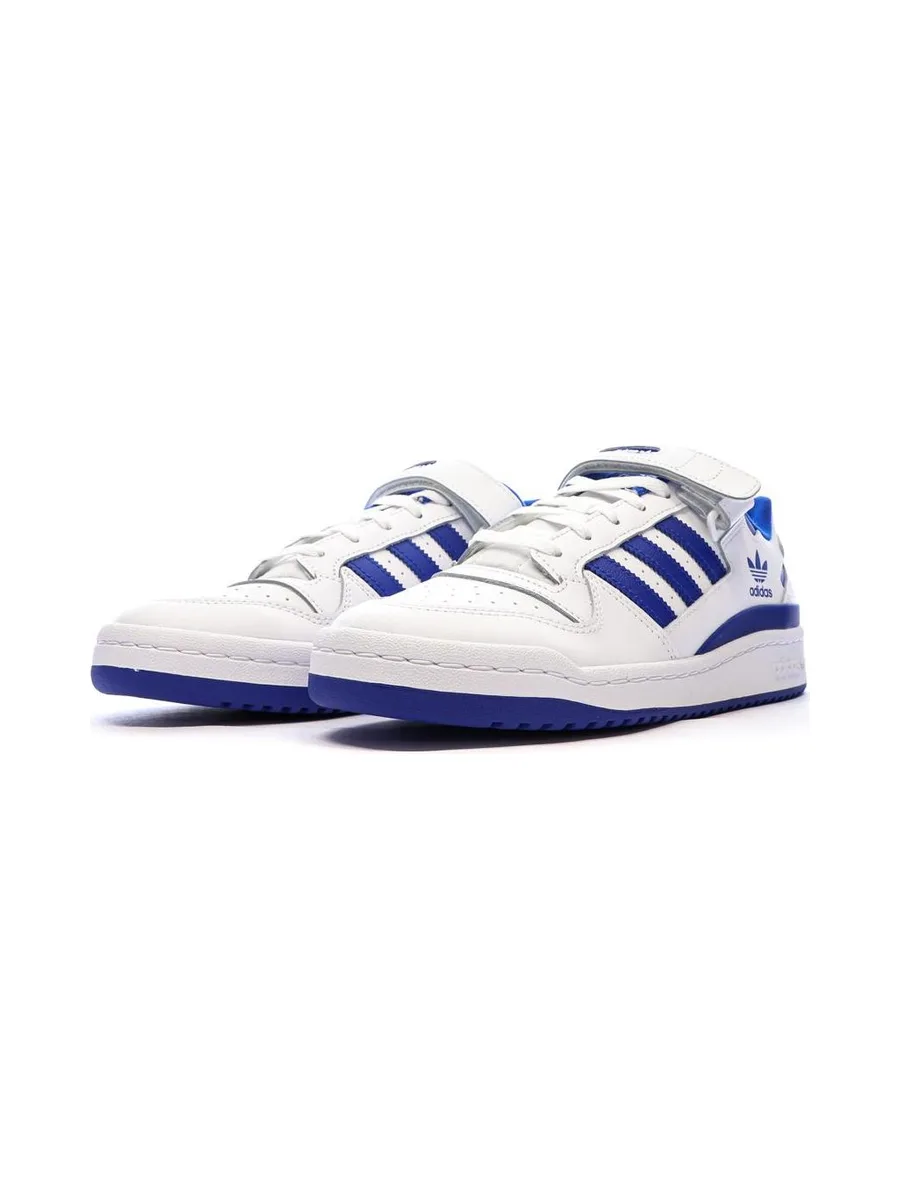 Basket Blanc/Bleu Homme Adidas Forum Low 7