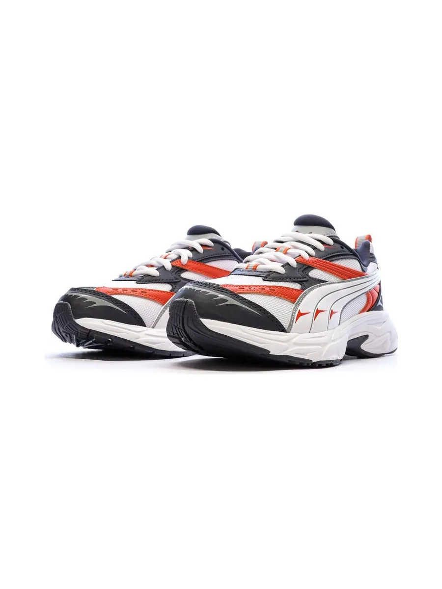 Baskets Blanches/Noires/Rouges Homme Puma Morphic 6