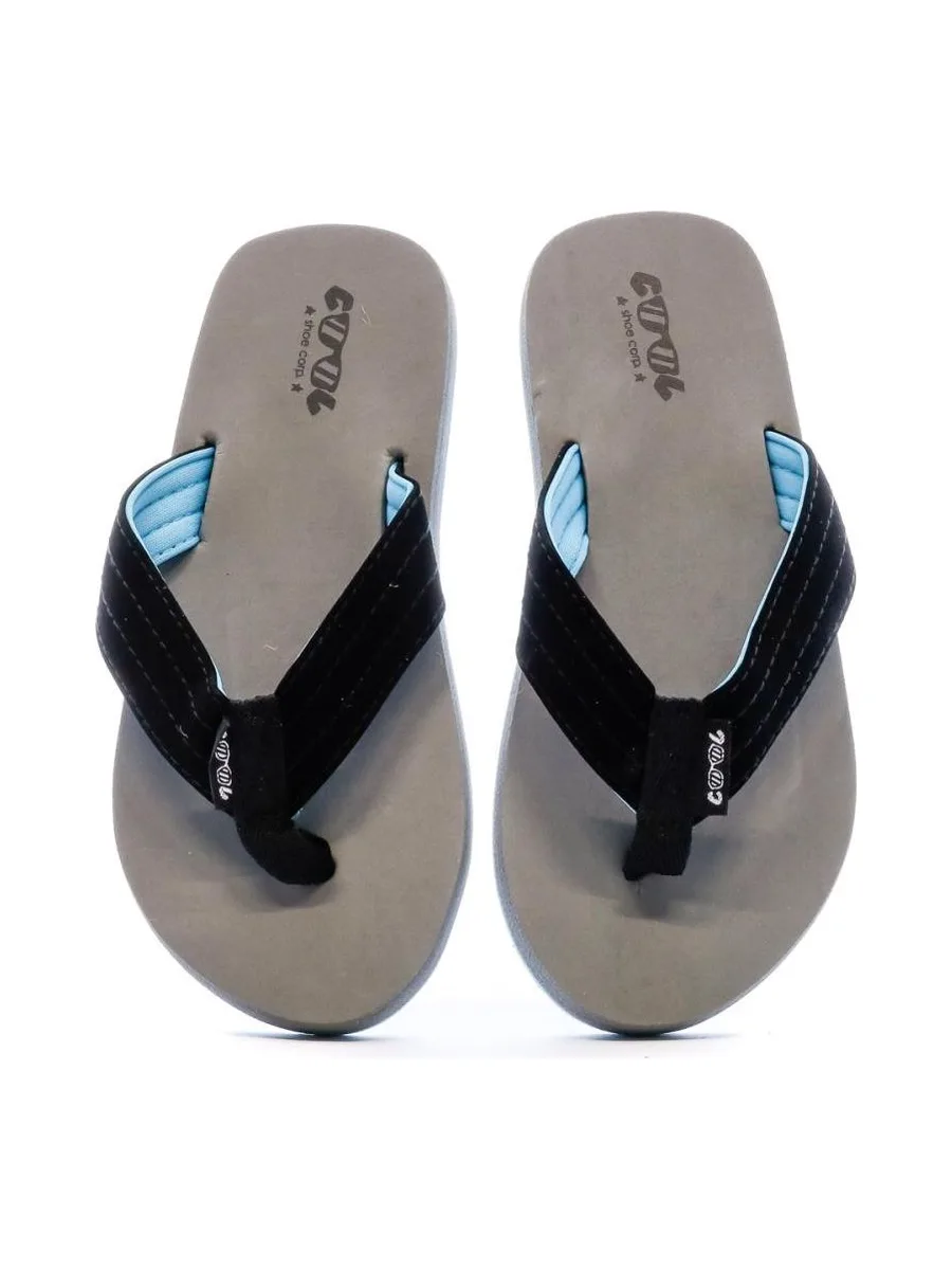 Tongs Grise et Noir Garçon Cool Shoe DONY BOY 4