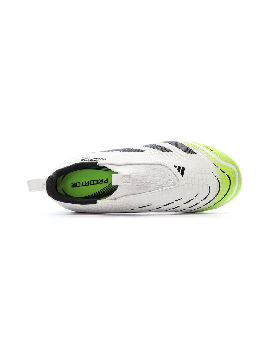 Chaussures de Foot Blanc/Jaune Junior Adidas Predator League Ll FG/MG 5