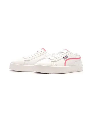 Baskets Blanches/Roses Fille Puma Jada 6