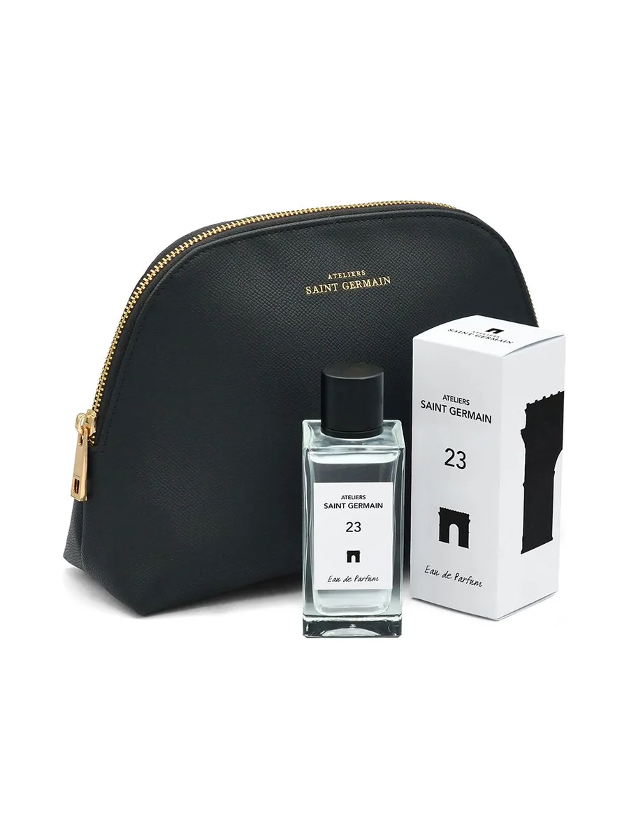 Trousse à Maquillage THONON MM Noir + Eau de Parfum N°23 4