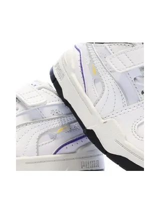 Baskets Blanc/Violet Garçon Puma Slipstream 7