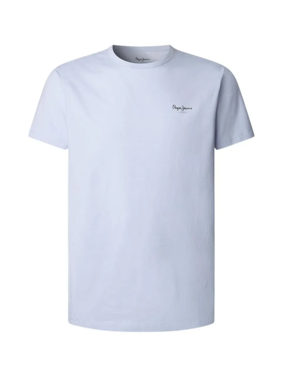 T-Shirt Bleu Clair Homme Pepe jeans Original 2