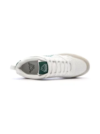 Baskets Blanches/Beiges/Vert Homme Kappa Logo Manis 4