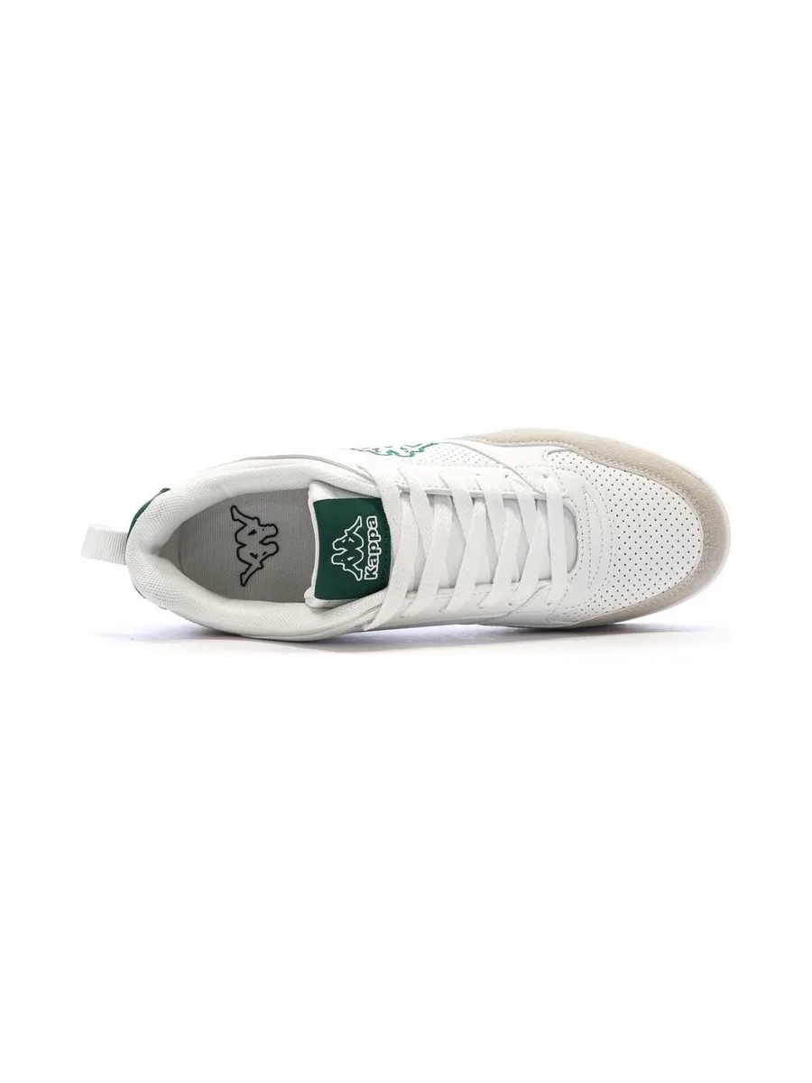 Baskets Blanches/Beiges/Vert Homme Kappa Logo Manis 5