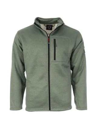 Veste Polaire Vert Homme Paname Brothers Sherpa 1