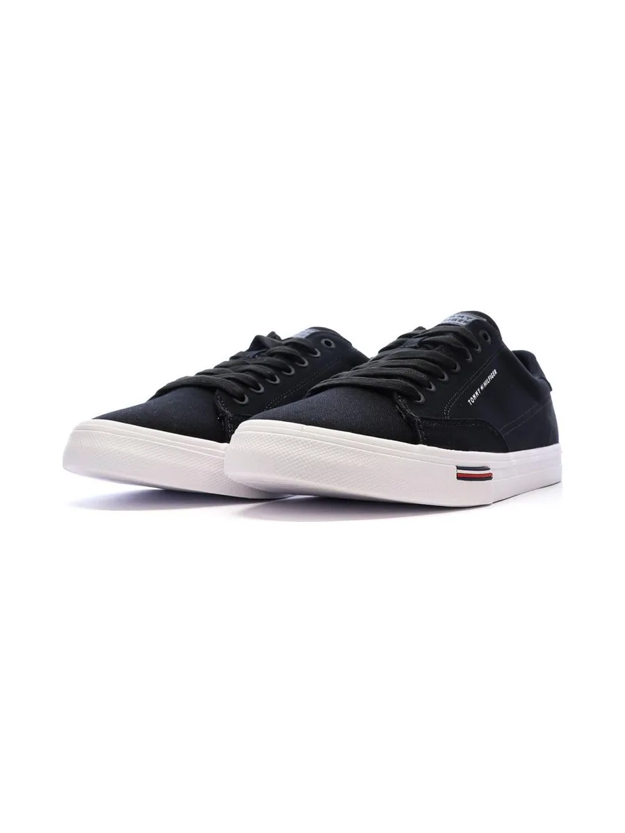 Baskets Noires Homme Tommy Hilfiger Vulc Core Rwb 7