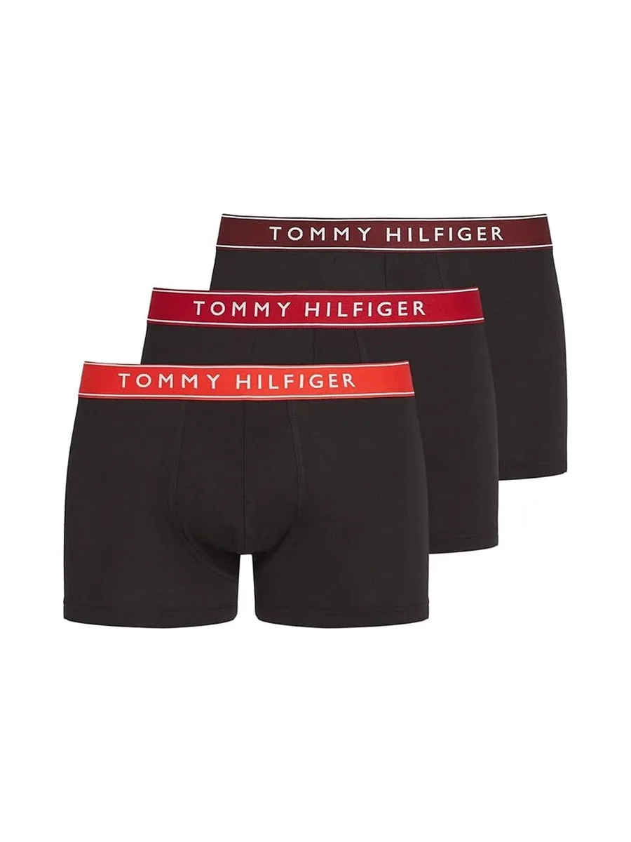 x3 Boxers Noirs Homme Tommy Hilfiger 03457 1