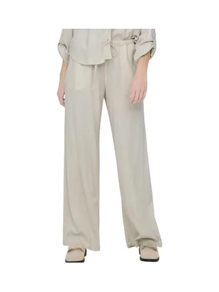 Pantalon fluide Écru Femme JDY Caya 1
