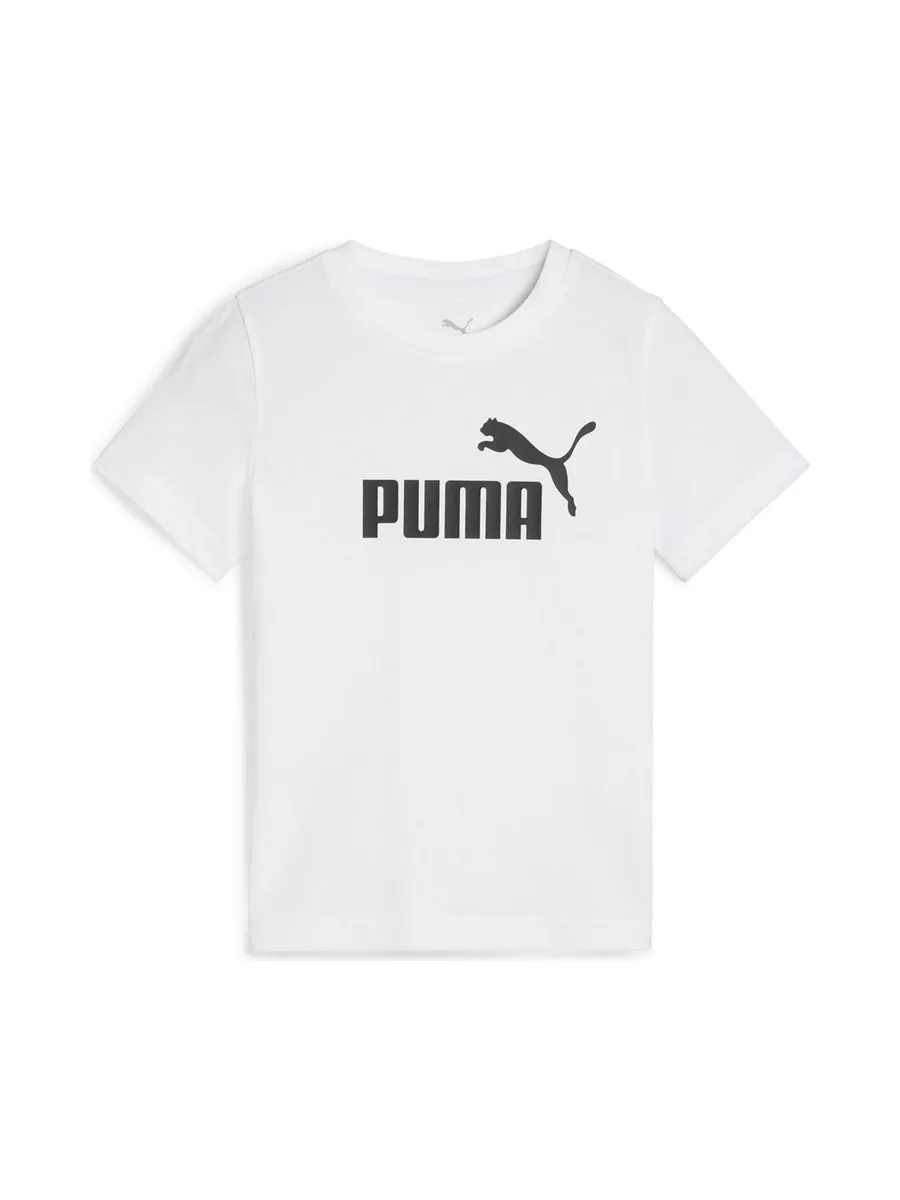 T-Shirt Blanc/Noir Garçon Puma Ess No. 1 Logo 2