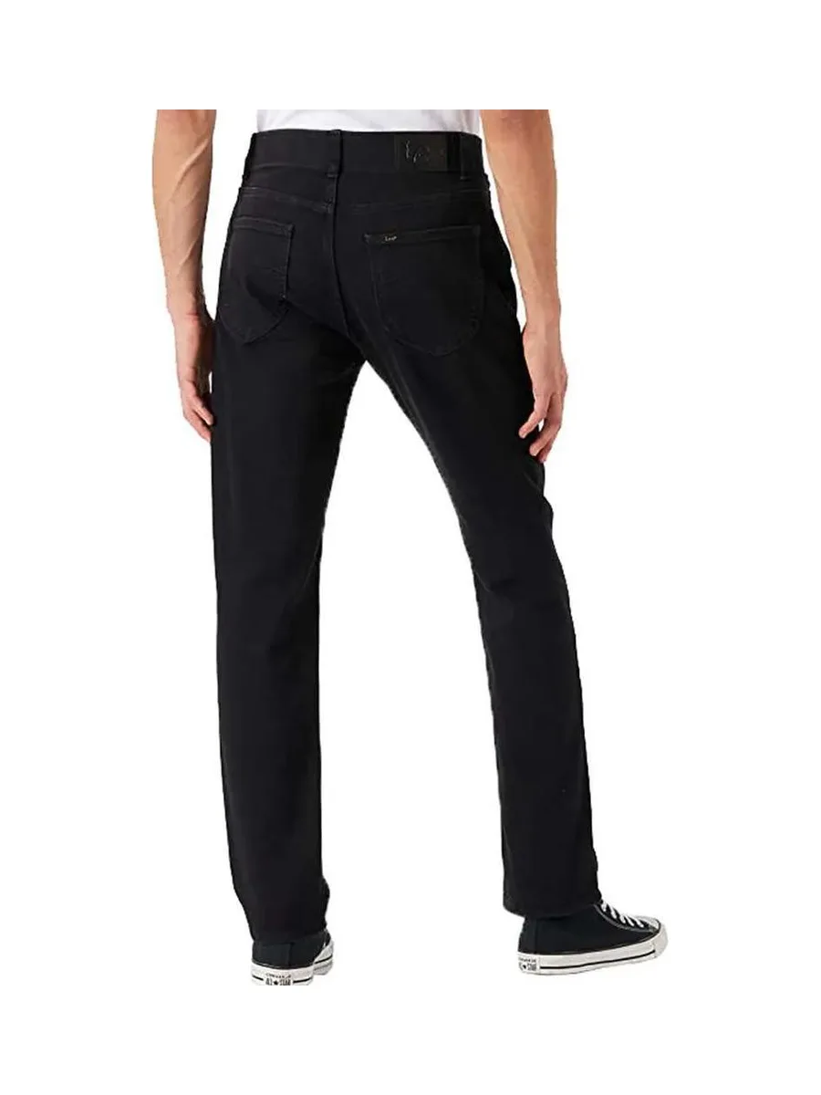 Jean Straight Noir Homme Lee 112343355 3