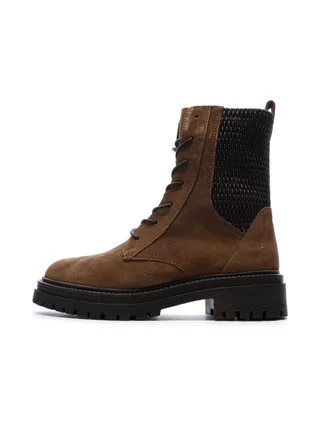 Bottines Marron/Noir Femme Geox Iridea 1