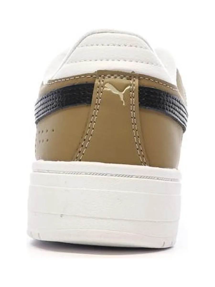 Baskets Blanches/Marron Garçon Puma Muted 4