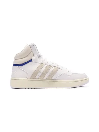 Baskets Blanches/Grises/Bleu Homme Adidas Hoops 2
