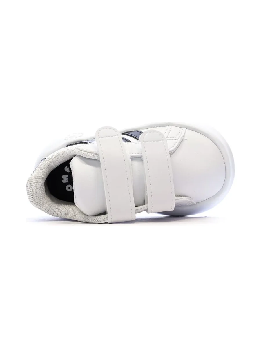 Baskets Blanches/Noires Garçon Adidas Grand Court 2.0 5