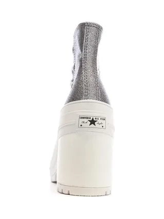 Baskets Argentés Femme Converse Chuck 70 Deluxe 3