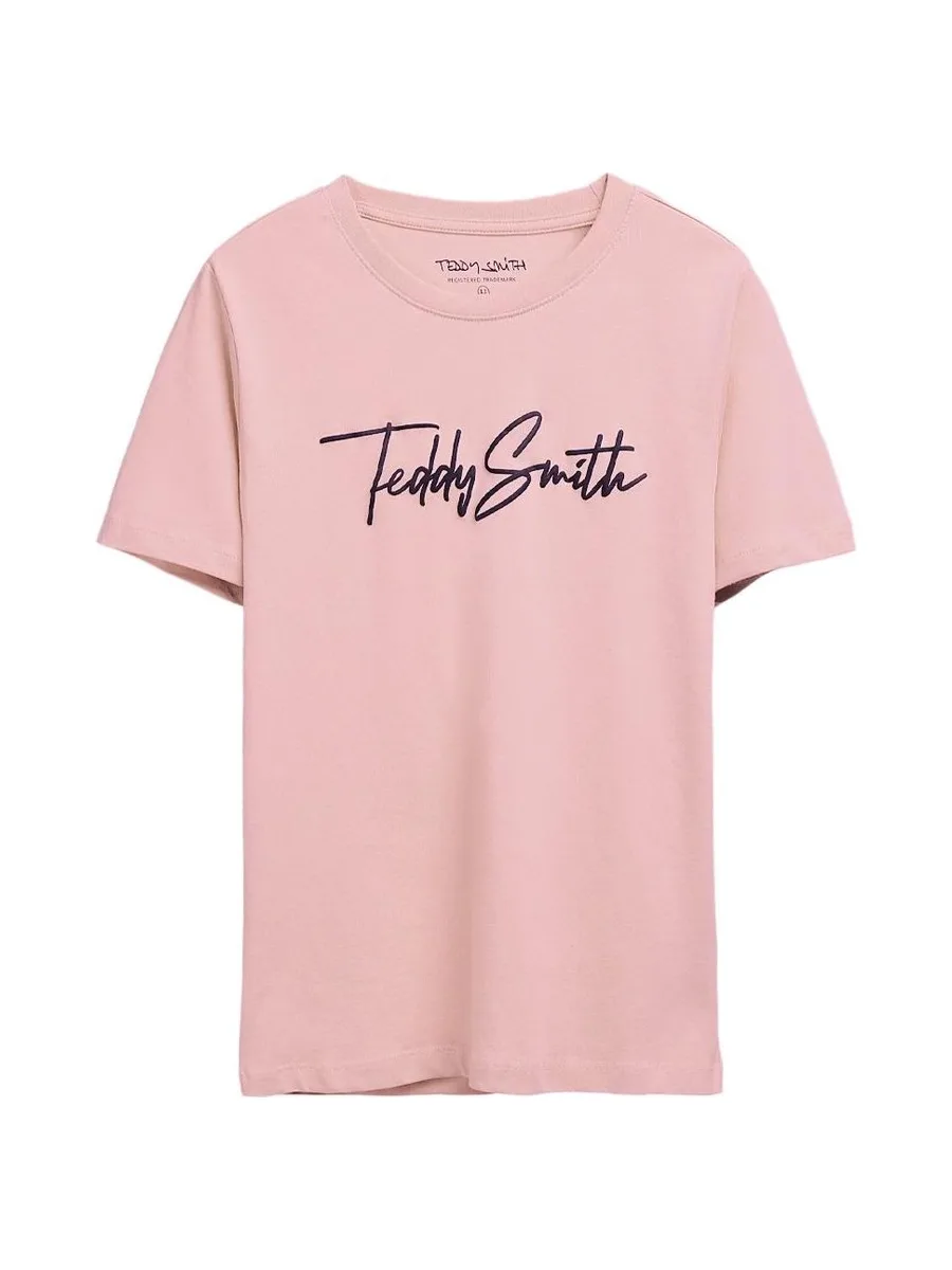 T-Shirt Rose Menthe Garçon Teddy Smith Evan 2