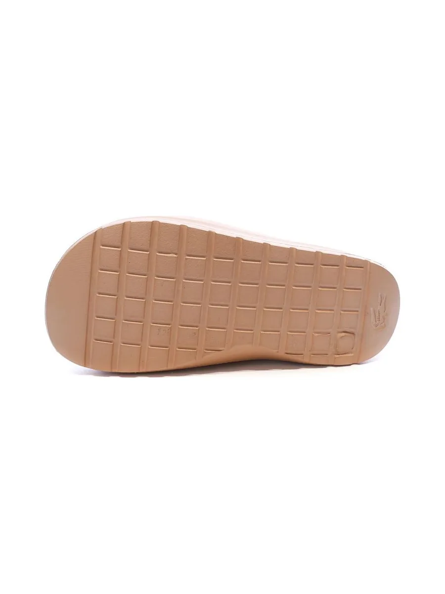 Claquettes Vieux Rose Femme Lacoste Serve Slide 2.0 3