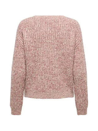 Pull Rose/Écru Femme JDY Yandi 2